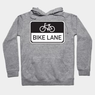 Bike Lane - back Hoodie